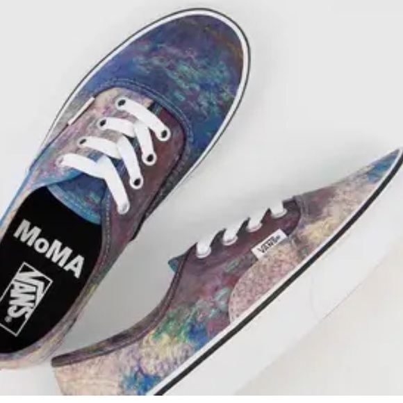 VANS WMNS MOMA X AUTHENTIC 'CLAUDE MONET WATER LILY Sneakers - Picture 15 of 16